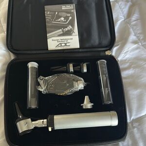 ADC Otoscope Ophthalmoscope Set in Black Case